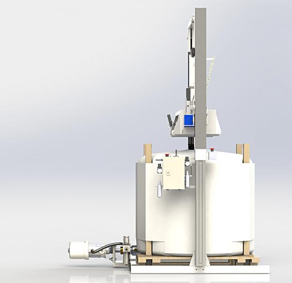 Semi Automatic Discharge Roller Graco Pump Side View2