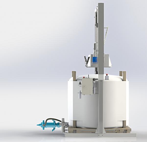 Semi Automatic Discharge Roller Raasm Pump Side View4